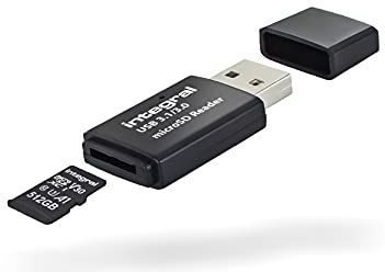 Integral MicroSD Card Reader - USB 3.0 - Zwart