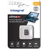 Integral Micro SD Geheugenkaart 512GB - Klasse 10 - Zwart