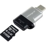 Integral MicroSD Card Reader USB3.1 Type-C