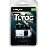 Integral - Turbo USB 3.0 Stick - 1 TB - Wit - Capless Design