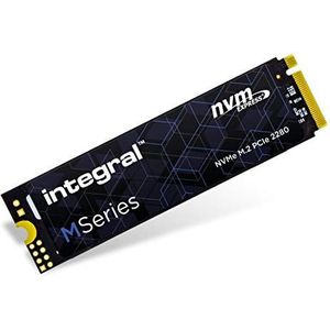 Integral Memory SSD 256 GB M Series M.2 2280 PCIe Gen 3x4 NVMe – zeer hoge snelheid tot 2000 MB/s lezen en 1600 MB/s schrijven