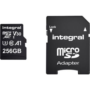 Integral - Micro SD XC 256GB - Geheugenkaart - Klasse 10 - V30