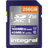 Integral - SDXC Geheugenkaart - 256 GB - Class 10 - Hoge Snelheid