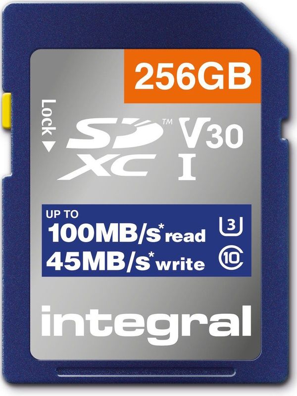Integral - SDXC Geheugenkaart - 256 GB - Class 10 - Hoge Snelheid