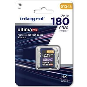 Integral SDXC Geheugenkaart 512GB - High Speed - 180MB/s