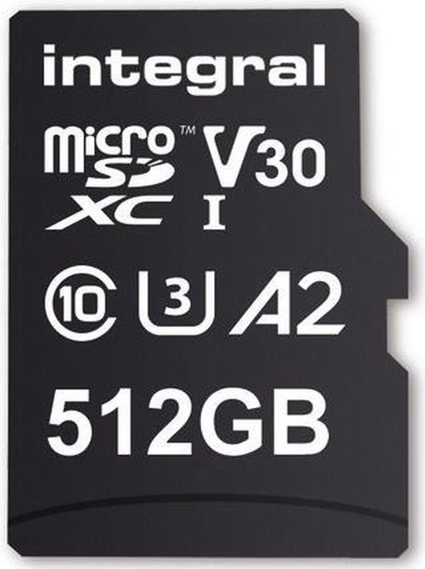 Integral MicroSDXC Geheugenkaart 512GB - High Speed