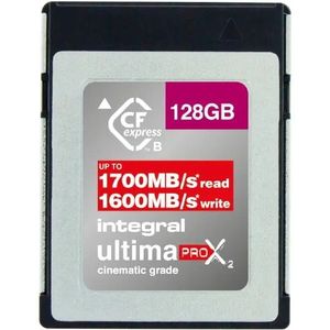 Integral UltimaPro X2 CFexpress 128GB Type-B 1700/1600MB/s (800MB SWS)