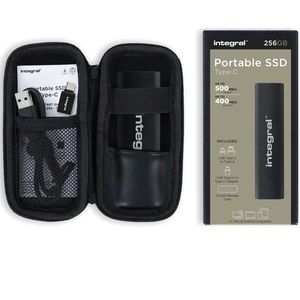 Integral Portable SSD Type-C / USB3.2 256GB kit