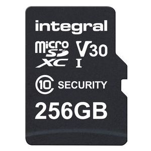 Integral - Micro SD-beveiligingskaart - 256 GB - Zwart - Hoge Betrouwbaarheid