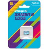 Integral Gamer's Edge Micro SD-kaart van 128 GB voor Nintendo Switch – snel opladen en opslaan van games, bewaar games, download en sla gegevens op, bouwt de Nintendo op