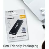 Integral - SlimXpress - Externe Portable SSD - 500GB - USB-C 3.2