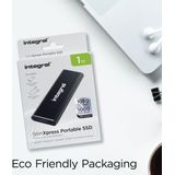 Integral - SlimXpress - Externe Portable SSD - 1TB - USB-C 3.2