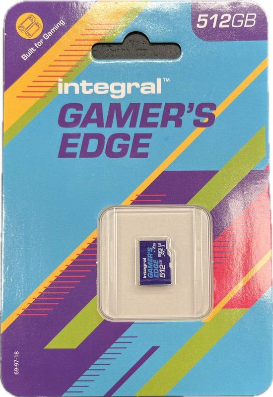 Integral Gamer's Edge microSDXC Card 512GB V30 - class 10 - for Nintendo Switch