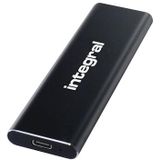 Integral - SlimXpress - Draagbare Externe SSD - 2TB - USB & USB-C 3.2 Gen 2 - Supersnel 1050MB/s Lees/1000MB/s Schrijfsnelheden