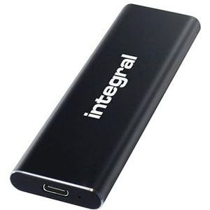 Integral SlimXpress Disque SSD externe portable USB et USB-C 3.2 Gen 2 2 To – Vitesse de lecture/1000 Mo/s en écriture super rapide 1050 Mo/s en écriture, boîtier élégant en aluminium et Plug & Play.