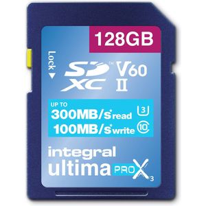 Integral - UltimaPro X3 - Geheugenkaart - 128GB - Blauw - UHS-II V60