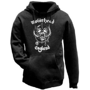 Motorhead - England Hoodie - Zwart - 100% Katoen