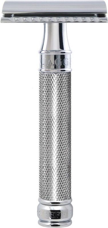 Edwin Jagger - DE89 - Scheermes - Chroom - Massief Messing