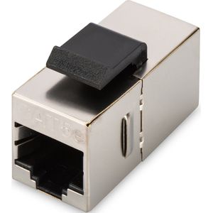 Digitus Rj45 / Rj45-Koppeling Netwerk Adapter Cat 5E [1X Rj45-Bus Rj45-Bus 8P8C - 1X Rj45-Bus Rj45-Bus 8P8C] Nikkel