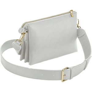 Bagbase Dames/Dames Boutique Soft Touch Crossbody Bag  (Zacht Grijs)