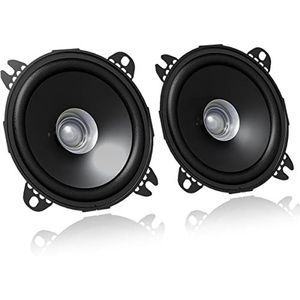 JVC CS-J410X 13cm 2-Weg Coaxiale Auto Luidspreker – 250W Piekvermogen, 21W RMS, 90dB Gevoeligheid, 35Hz–22kHz Frequentie, 44mm Diepte, Compact en Gemakkelijk te Installeren