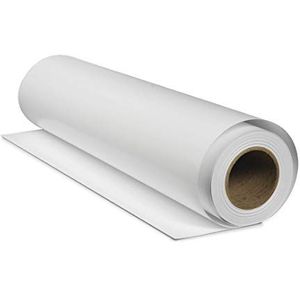 Canvas 60,96 (B) x 300 (L) cm, blanco canvas rol, polyester, wit 260 g/m² voor inkjetprinter, kleurstof en pigment compatibel