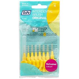 TePe TePe Interdentale borstels 0,7 mm geel - 3 verpakkingen van 8 (24 borstels)