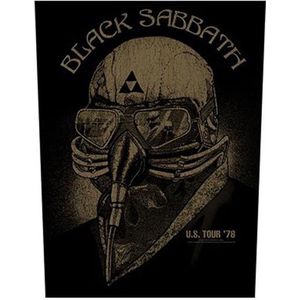 Black Sabbath - US Tour 1978 Rugpatch - Zwart
