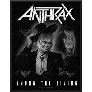 Anthrax - Among The Living Patch - Zwart