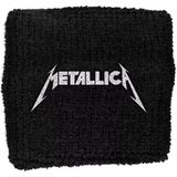 Metallica Logo - Wristband Zweetbandje zwart 80% katoen, 12% elastaan, 8% polyester Band merch, Bands