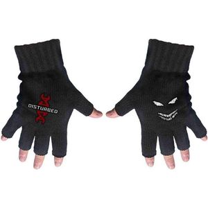 Disturbed - Reddna Vingerloze handschoenen - Zwart