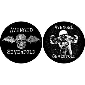 Avenged Sevenfold - Death Bat / Astronaut Platenspeler Slipmat - Zwart