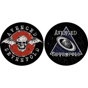 Avenged Sevenfold - Skull / Space Platenspeler Slipmat - Multicolours