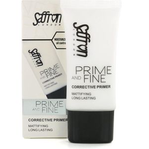 Saffron - Prime and Fine Primer - Mattifying - Geschikt voor Vette Huid