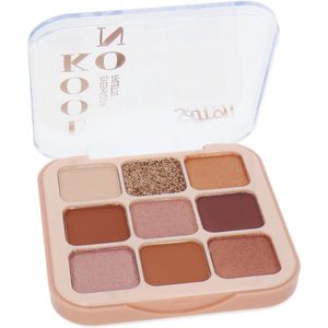 Oogschaduw Palette - B - 9 Kleuren - Neutraal - Intensieve Pigmenten