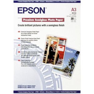 Epson Premium Semigloss Fotopapier - 20 stuks