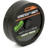 Fox Edges Coretex Matt - Matt Coated Braid 20m Maat : 15lb Weedy Green