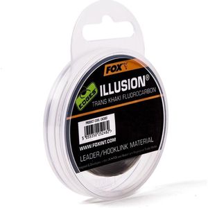 Fox Illusion Leader - Trans Khaki - 30lb - 50m - Khaki