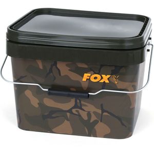 Fox Camo Square Bucket Maat : 10 liter