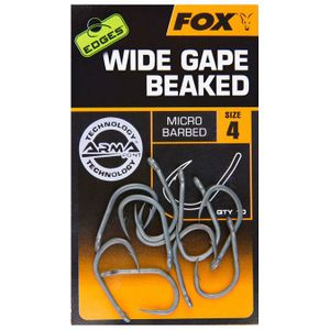 Wide Gape Beaked Hooks X10 Edges Armapoint Fox