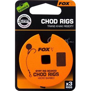 Fox Armapoint Stiff Chod Rig Micro Barbed (3 pcs) Maat : 25lb - Size 8