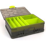 Matrix Double Sided Feeder & Tackle Box - Groen