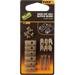 Drop Off Heli Buffer Beads Kit Trans Khaki X6 Edges Fox