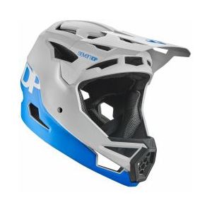 seven project 23 abs full face helm wit  blauw
