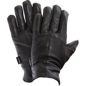 Floso Heren Thinsulate Lined Echte Lederen Handschoenen (3M 40g) (Zwart)