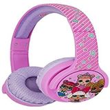 OTL Technologies LOL Glitterati Club Junior Bluetooth-headset - Draadloos, Officieel Gelicentieerd Product voor Kinderen - Roze