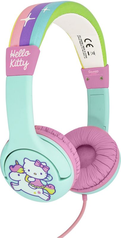 Otl Technologies - Hello Kitty Hoofdtelefoon - Regenboogkleurig - Kinderheadset