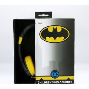 Batman Kinder Koptelefoon - Volumebegrenzing - Verstelbaar - Comfortabel (Zwart/Geel)