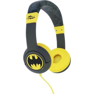 Batman Kinder Koptelefoon - Volumebegrenzing - Verstelbaar - Comfortabel (Zwart/Geel)