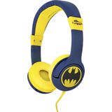 Batman Kinder Koptelefoon - Volumebegrenzing - Verstelbaar - Comfortabel (Blauw/Geel)